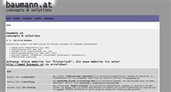 Desktop Screenshot of baumann.at