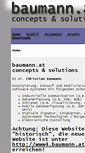 Mobile Screenshot of baumann.at