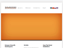 Tablet Screenshot of baumann.com.tr